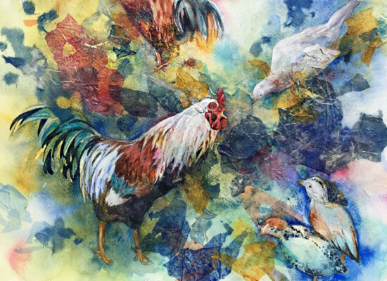 Martha’s Barnyard, Mixed Media, 2020 Martha's Barnyard