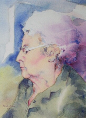 Mom IV, watercolor Mom Iv