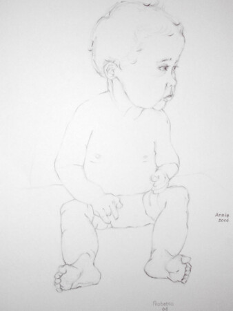 Annie, graphite, 2006 Annie